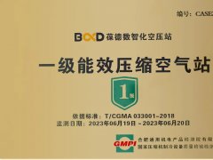 用数据驱动节能降耗，佛山首个一级能效智能空压站成功挂牌！