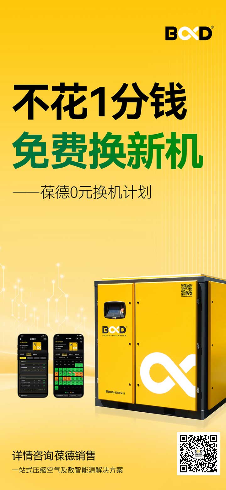 零投入换新机！葆德空压机改造年省电费30%实证