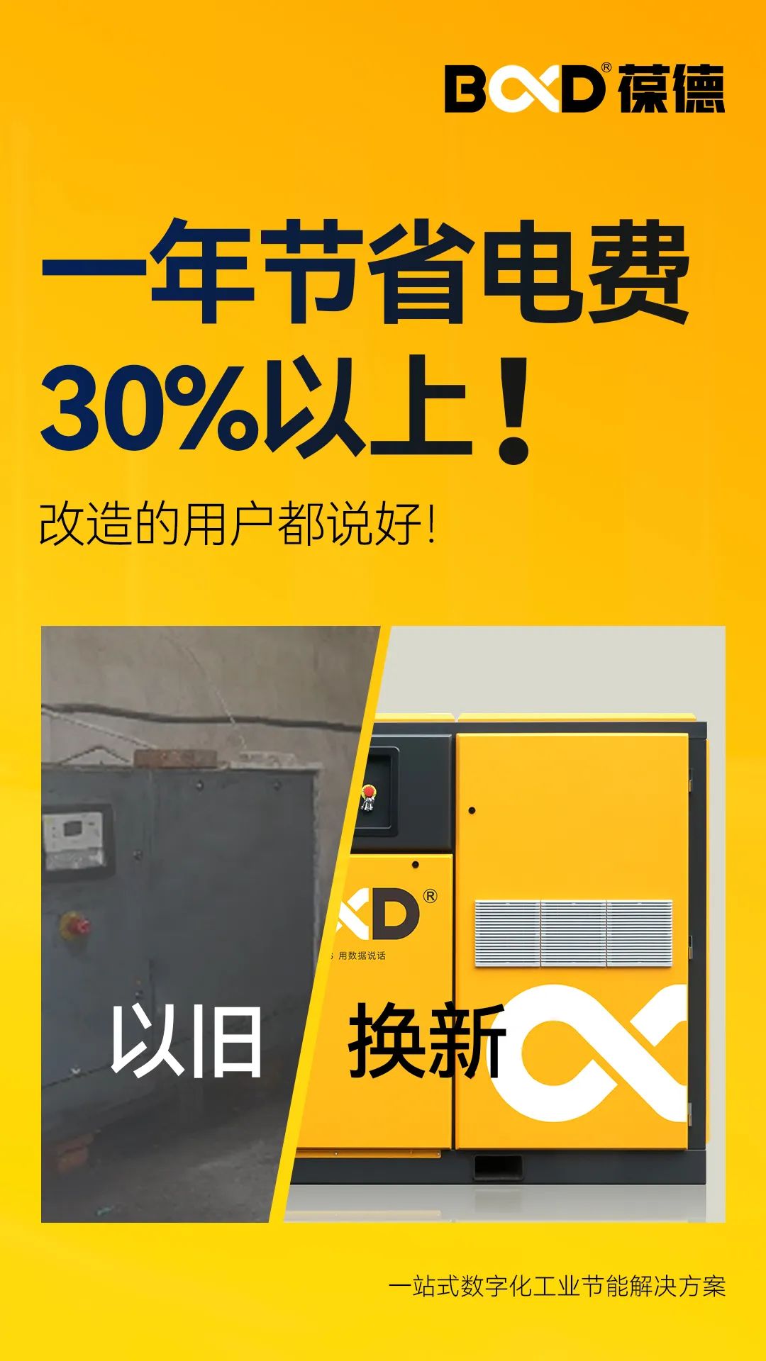 秋天第一台空压机！三招省电17.6万/年迎战金九银十