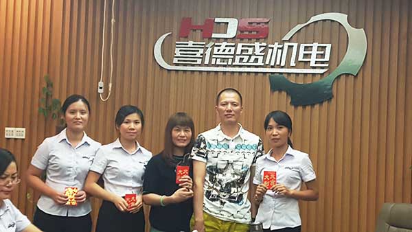 2015年9月葆德螺杆空压机佛山专卖店现场管理月度
