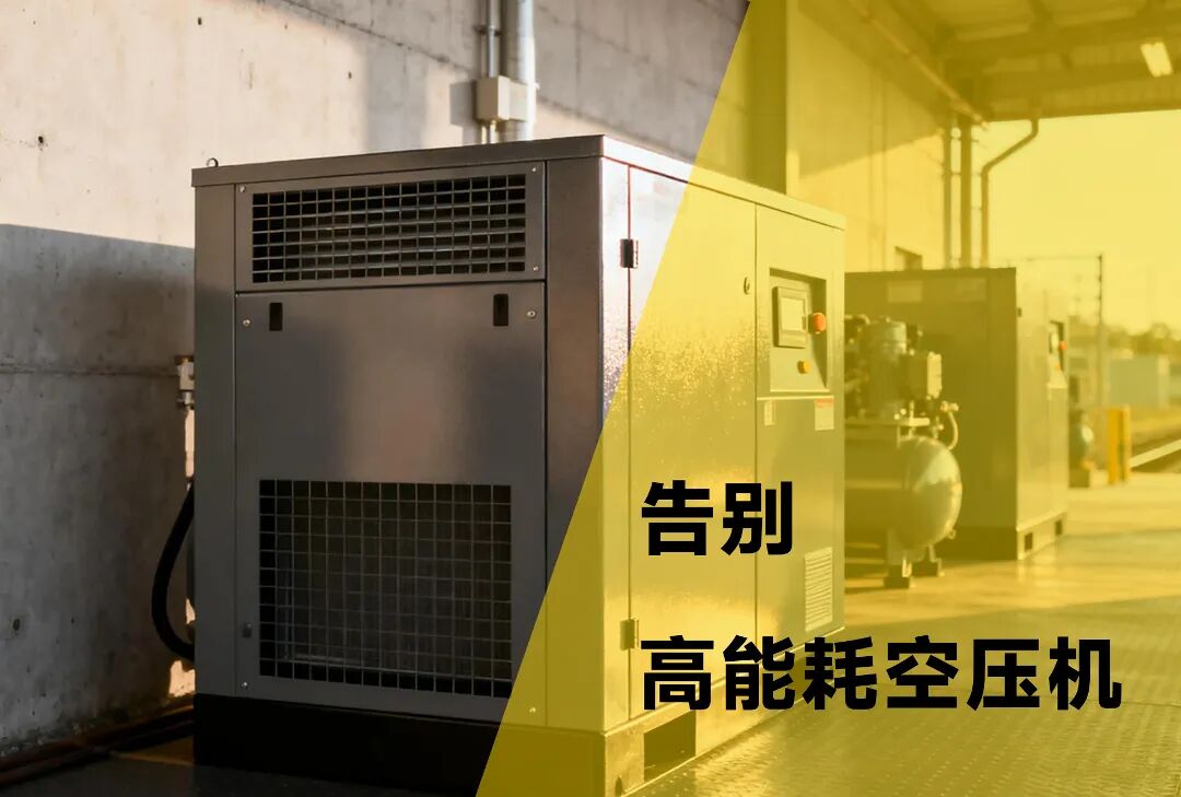 葆德epm-ii水平双级压缩空压机0元购节能改造活动示意
